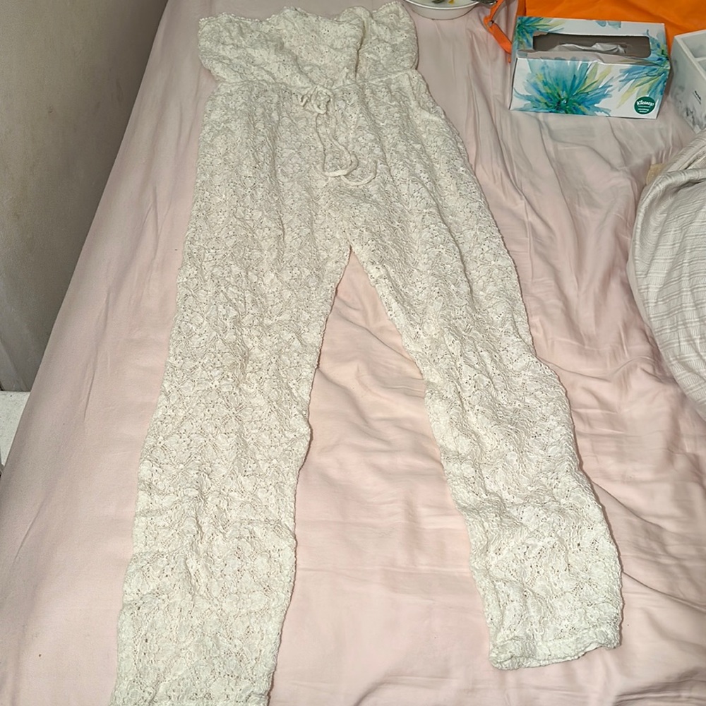 NWT shoreroad beach cover up lace cram s
